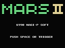 Mars II Title Screen